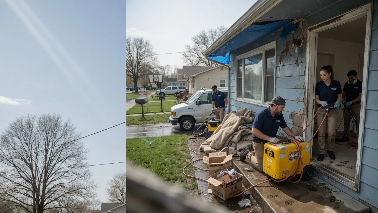 Basement Flood Cleanup in Edgeley, ND near me